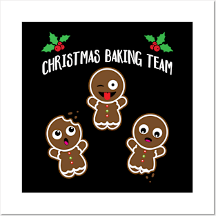 'Gingerbread ' Cute Gingerbread Man Christmas Posters and Art